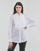 textil Dame Skjorter / Skjortebluser Karl Lagerfeld KL MONOGRAM LACE BIB SHIRT Hvid