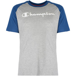 textil Herre T-shirts m. korte ærmer Champion 212688 Blå