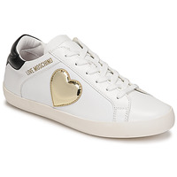 Sko Dame Lave sneakers Love Moschino JA15402G1E Hvid / Gylden / Sort