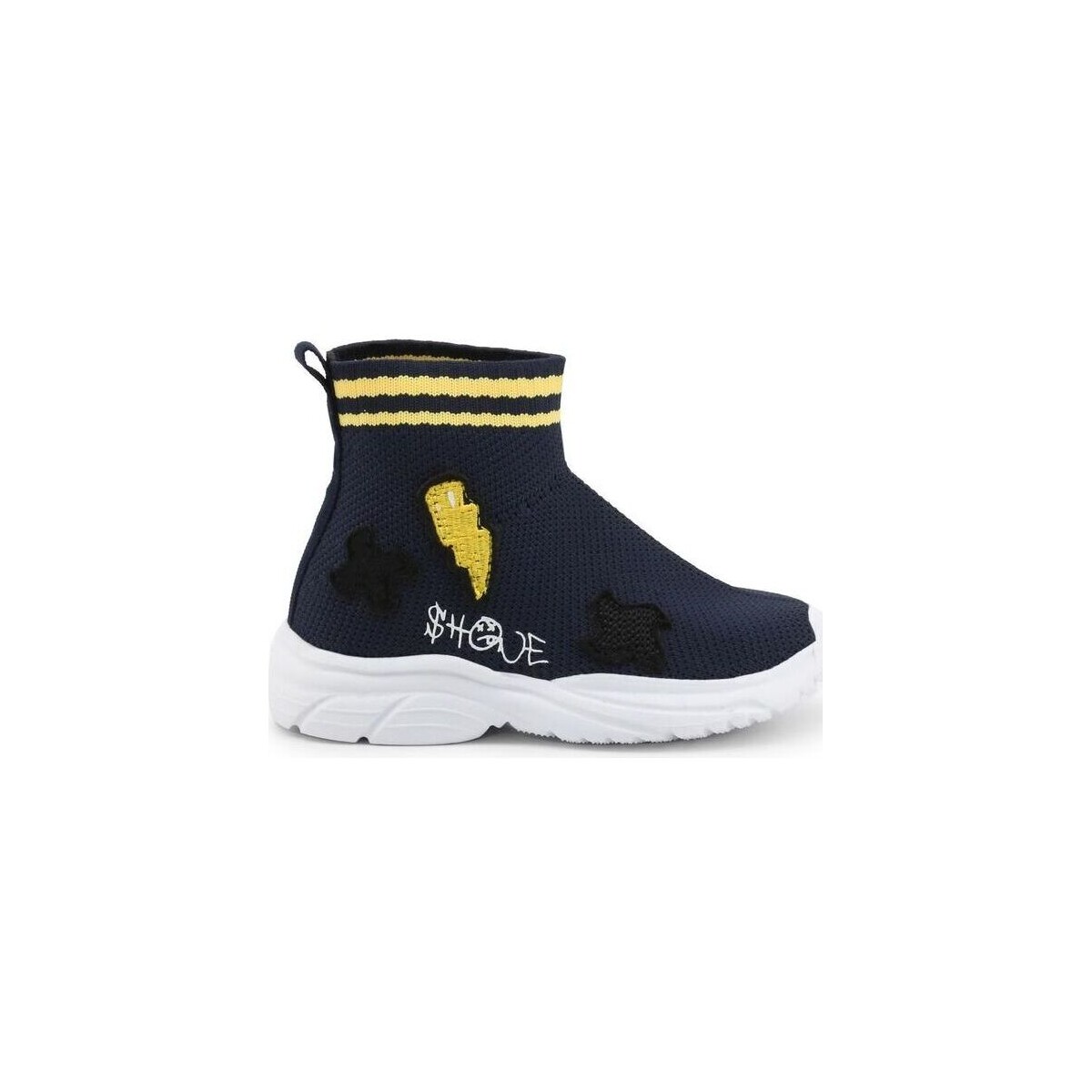 Sko Herre Sneakers Shone 1601-005 Navy/Yellow Blå