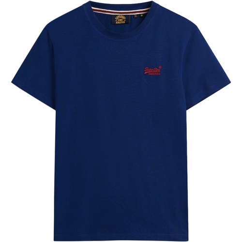 textil Herre T-shirts m. korte ærmer Superdry 235552 Blå