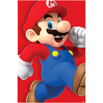Indretning Skilte og plakater Super Mario TA430 Rød