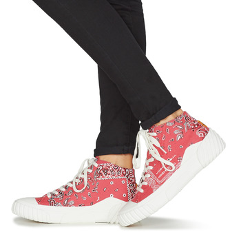 Kenzo TIGER CREST HIGH TOP SNEAKERS Pink