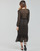 textil Dame Lange kjoler Betty London VILETTE Sort / Gylden
