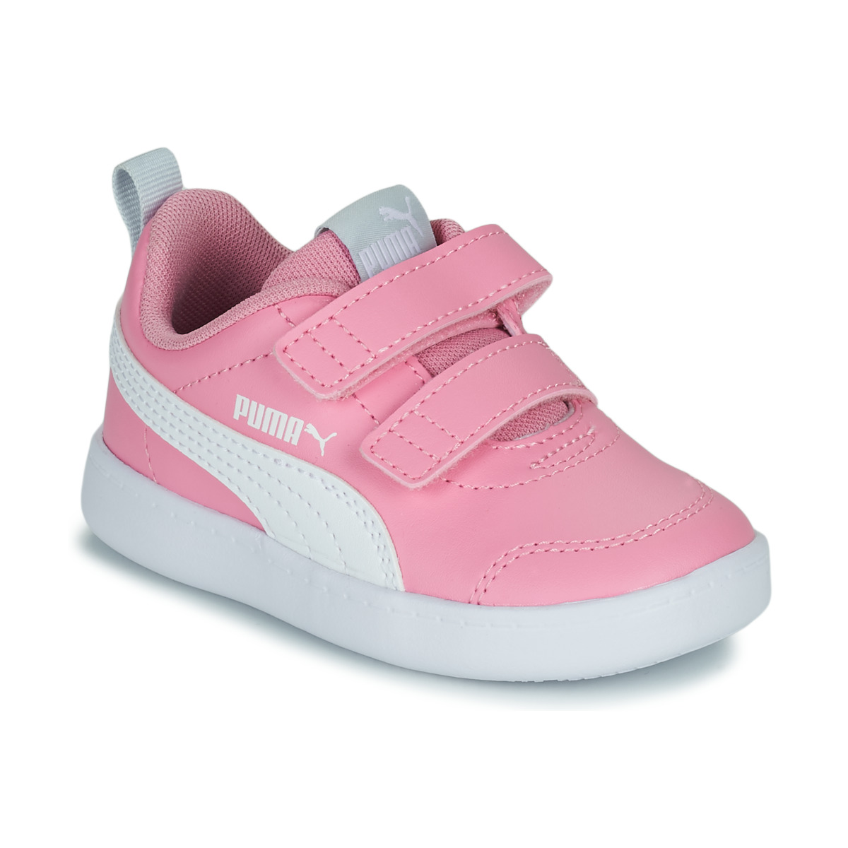 Sko Pige Lave sneakers Puma Courtflex v2 V Inf Pink / Hvid