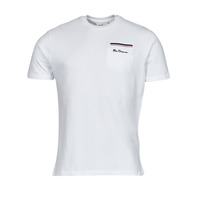 textil Herre T-shirts m. korte ærmer Ben Sherman PIQUE POCKETT Hvid