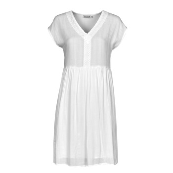 textil Dame Korte kjoler Molly Bracken G801AE Hvid