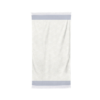 Indretning Håndklæde og badehandske Maison Jean-Vier Artea Marineblå