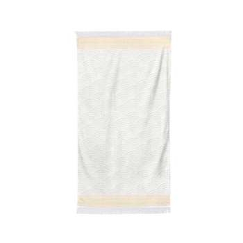 Indretning Håndklæde og badehandske Maison Jean-Vier Artea Gul / Guldfarvet 