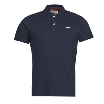 textil Herre Polo-t-shirts m. korte ærmer Schott PS JAMES 2 Marineblå