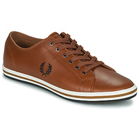 Sko Herre Lave sneakers Fred Perry KINGSTON LEATHER Brun