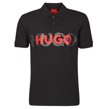 textil Herre Polo-t-shirts m. korte ærmer HUGO Dristofano Sort