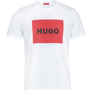 textil Herre T-shirts m. korte ærmer HUGO Dulive222 Hvid