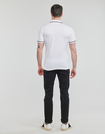Calvin Klein Jeans TIPPING SLIM POLO Hvid / Sort