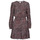 textil Dame Korte kjoler Tommy Hilfiger VISCOSE F&F KNEE DRESS LS Flerfarvet