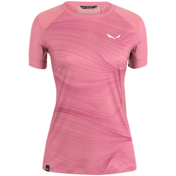 textil Dame T-shirts m. korte ærmer Salewa Koszulka  Seceda Dry W 28070-6570 Pink