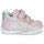 Sko Pige Lave sneakers Geox B ELTHAN GIRL A Pink / Sølv