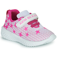 Sko Pige Lave sneakers Agatha Ruiz de la Prada Running Hvid / Pink