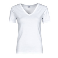 textil Dame T-shirts m. korte ærmer Petit Bateau BAHANI Hvid