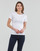 textil Dame T-shirts m. korte ærmer Petit Bateau NIMOPHORE Hvid
