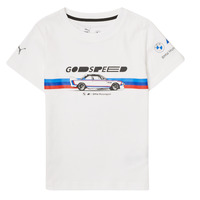 textil Dreng T-shirts m. korte ærmer Puma BMW MMS KIDS CAR GRAPHIC TEE Hvid