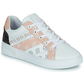 Sko Dame Lave sneakers Guess ROXO Hvid / Pink