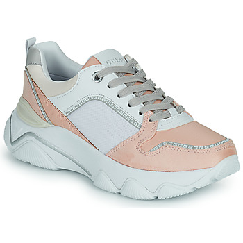 Sko Dame Lave sneakers Guess MAGS Hvid / Pink