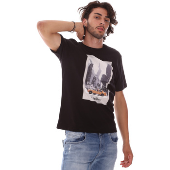 textil Herre T-shirts & poloer Refrigiwear RM0T25500JE9101 Sort