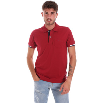 textil Herre Polo-t-shirts m. korte ærmer Key Up 2R56G 0001 Rød