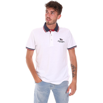 textil Herre Polo-t-shirts m. korte ærmer Key Up 2Q60G 0001 hvid