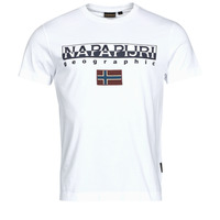 textil Herre T-shirts m. korte ærmer Napapijri AYAS Hvid