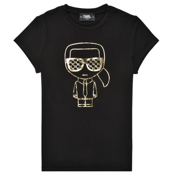 textil Pige T-shirts m. korte ærmer Karl Lagerfeld UNVEDIFE Sort