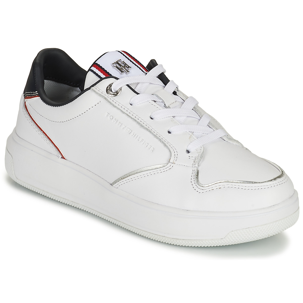 Sko Dame Lave sneakers Tommy Hilfiger Elevated Cupsole Sneaker Hvid