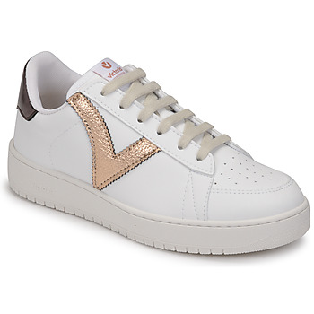Sko Dame Lave sneakers Victoria 1258202NUDE Hvid / Guld