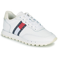 Sko Dame Lave sneakers Tommy Jeans Tommy Jeans Leather Runner Hvid