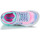 Sko Pige Lave sneakers Skechers FLUTTER HEART LIGHTS Pink / Blå