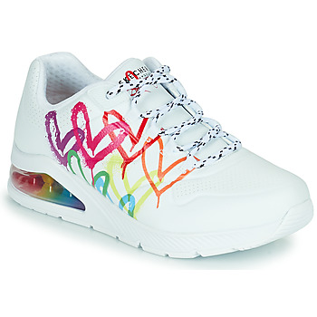 Sko Dame Lave sneakers Skechers UNO 2 Hvid / Flerfarvet