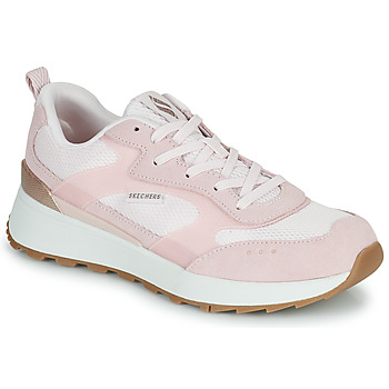 Sko Dame Lave sneakers Skechers SUNNY STREET Pink / Hvid