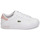 Sko Pige Lave sneakers Lacoste POWERCOURT Hvid / Pink