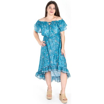textil Dame Kjoler Isla Bonita By Sigris Kjole Blå