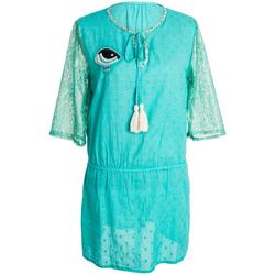 textil Dame Tunikaer Isla Bonita By Sigris Kurta Azul