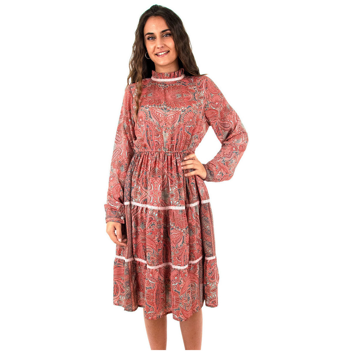 textil Dame Korte kjoler Isla Bonita By Sigris Kort Kjole Pink