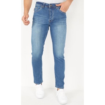 textil Herre Smalle jeans True Rise 126272308 Blå