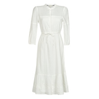 textil Dame Lange kjoler Esprit BCI midi dress Hvid
