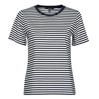 textil Dame T-shirts m. korte ærmer Esprit OCS basic tee Marineblå