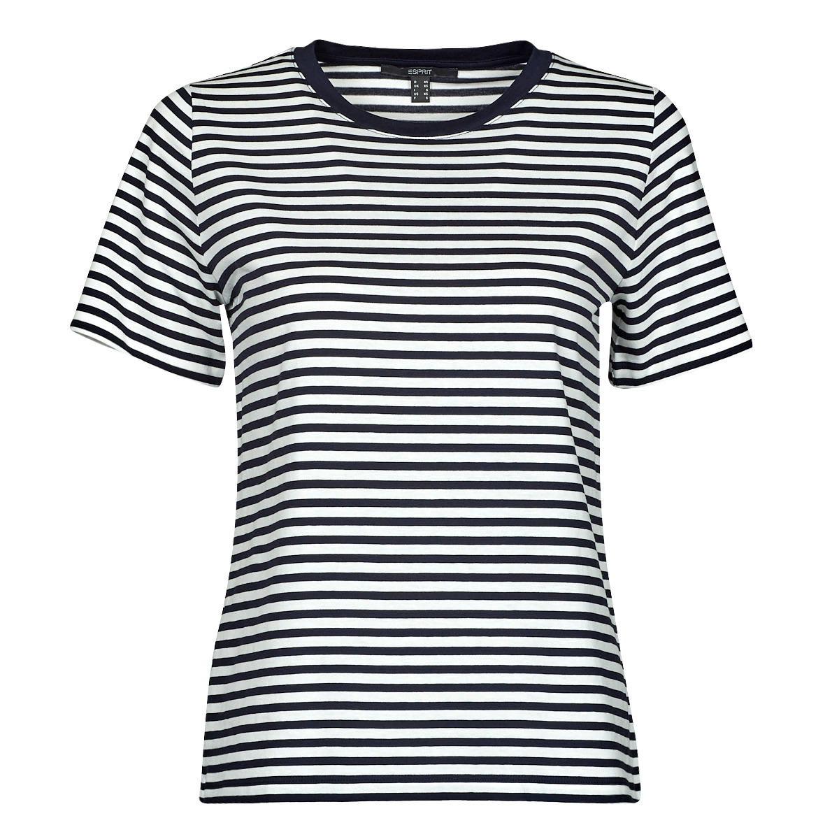 textil Dame T-shirts m. korte ærmer Esprit OCS basic tee Marineblå
