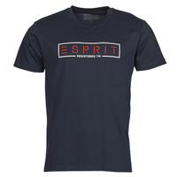 textil Herre T-shirts m. korte ærmer Esprit BCI N cn aw ss Marineblå