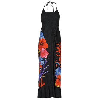 textil Dame Lange kjoler Desigual VEST_POMELO Sort / Flerfarvet