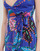 textil Dame Korte kjoler Desigual VEST_ALANA Blå / Flerfarvet