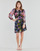 textil Dame Korte kjoler Desigual VEST_LYON Sort / Flerfarvet
